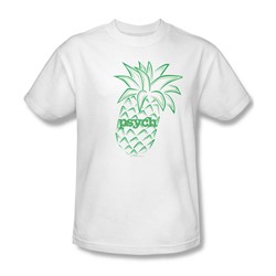 Psych - Pineapple Adult T-Shirt In White