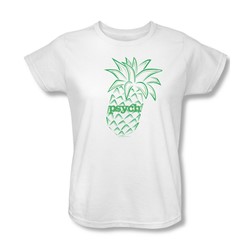 Psych - Pineapple Womens T-Shirt In White