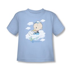 Baby Popeye & Friends - Baby Clouds Toddler T-Shirt In Light Blue