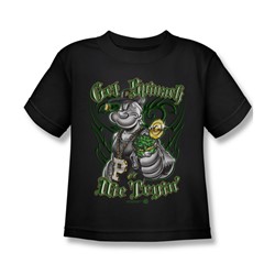 Popeye - Get Spinach Juvee T-Shirt In Black