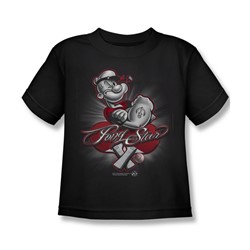 Popeye - Pong Star Juvee T-Shirt In Black