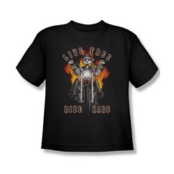 Popeye - Ride Hard Big Boys T-Shirt In Black