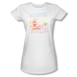 Popeye - Soccer Juniors T-Shirt In White