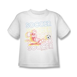 Popeye - Soccer Juvee T-Shirt In White