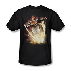 Superman - Explosive Adult T-Shirt In Black