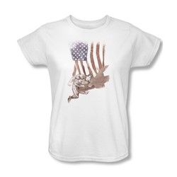 Superman - Super America Womens T-Shirt In White