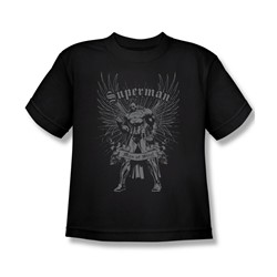 Superman - Steel Big Boys T-Shirt In Black