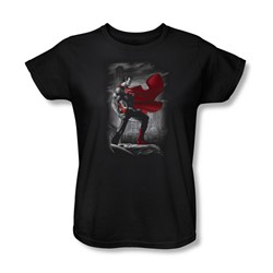 Superman - Metropolis Guardian Womens T-Shirt In Black