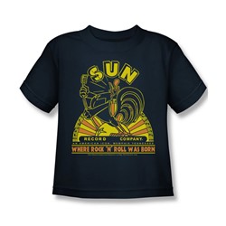 Sun Records - An American Icon Juvee T-Shirt In Navy
