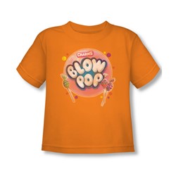 Tootsie Roll - Blow Pop Bubble Toddler T-Shirt In Orange