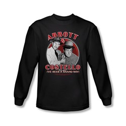 Abbott & Costello - Mens Bad Boy Longsleeve T-Shirt