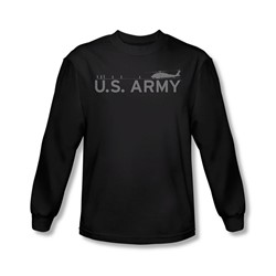 Army - Mens Helicopter Longsleeve T-Shirt