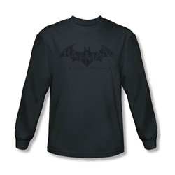 Batman Arkham Origins - Mens Crackle Logo Longsleeve T-Shirt