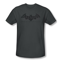 Batman Arkham Origins - Mens Crackle Logo Slim Fit T-Shirt