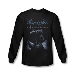 Batman Arkham Origins - Mens Perched Cat Longsleeve T-Shirt