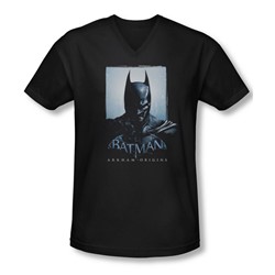 Batman Arkham Origins - Mens Two Sides V-Neck T-Shirt