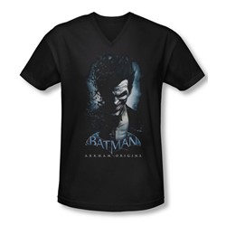 Batman Arkham Origins - Mens Joker V-Neck T-Shirt