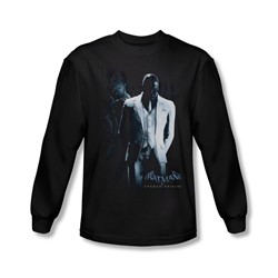 Batman Arkham Origins - Mens Black Mask Longsleeve T-Shirt
