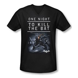 Batman Arkham Origins - Mens One Night V-Neck T-Shirt