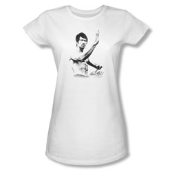 Bruce Lee - Juniors Serenity Sheer T-Shirt