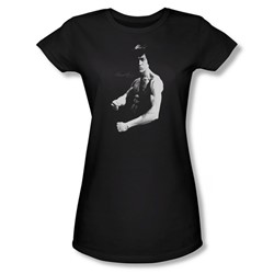 Bruce Lee - Juniors Stance Sheer T-Shirt