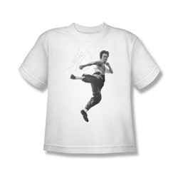 Bruce Lee - Big Boys Flying Kick T-Shirt