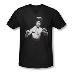 Bruce Lee - Mens Final Confrontation V-Neck T-Shirt