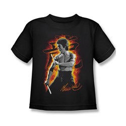 Bruce Lee - Little Boys Dragon Fire T-Shirt