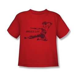 Bruce Lee - Little Boys Line Kick T-Shirt