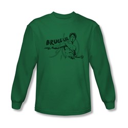 Bruce Lee - Mens Brush Lee Longsleeve T-Shirt
