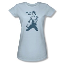 Bruce Lee - Juniors Fighter Sheer T-Shirt