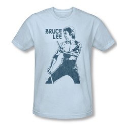 Bruce Lee - Mens Fighter Slim Fit T-Shirt