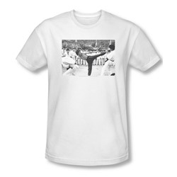 Bruce Lee - Mens Kick To The Head Slim Fit T-Shirt
