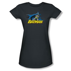Batman - Juniors 8 Bit Cape Sheer T-Shirt