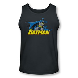 Batman - Mens 8 Bit Cape Tank-Top