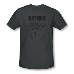 Batman - Mens Grey Noise Slim Fit T-Shirt