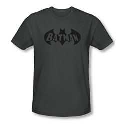Batman - Mens Crackle Bat Slim Fit T-Shirt