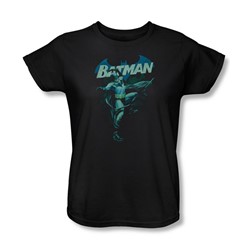 Batman - Womens Blue Bat T-Shirt