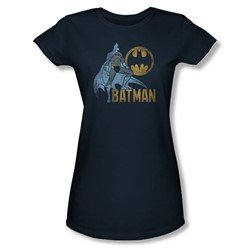 Batman - Juniors Knight Watch Sheer T-Shirt