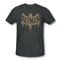 Batman Classic Tv - Mens Vintage Logo Slim Fit T-Shirt
