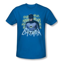 Batman Classic Tv - Mens Theme Song Slim Fit T-Shirt