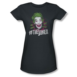 Batman Classic Tv - Juniors #Joker Sheer T-Shirt