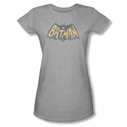 Batman Classic Tv - Juniors Show Logo Sheer T-Shirt