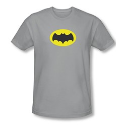 Batman Classic Tv - Mens Chest Logo Slim Fit T-Shirt