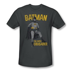 Batman Classic Tv - Mens Caped Crusader Slim Fit T-Shirt