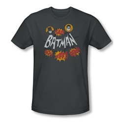 Batman Classic Tv - Mens Sound Effects Slim Fit T-Shirt