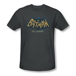 Batman Classic Tv - Mens In Color Slim Fit T-Shirt