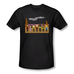 Star Trek - Mens Tng Trexel Crew Slim Fit T-Shirt
