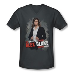 Criminal Minds - Mens Alex Blake V-Neck T-Shirt