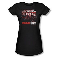 Criminal Minds - Juniors Think Like One Sheer T-Shirt